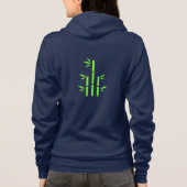 Veste À Capuche Fermer avec une fermeture éclair (Navy Vivid) (Dos)