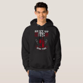 Veste À Capuche Fermer Son Vin Temps Aimer Vin (Devant entier)