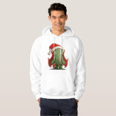Veste À Capuche Festive Père Noël Cthulhu (Devant entier)