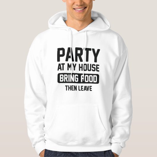 Veste À Capuche Fête chez moi (Devant)
