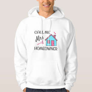 Veste À Capuche Fête de pendaison de crémaillère Appelez-moi Mme P