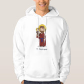 Veste À Capuche Fête de Saint Christophe Saint (Devant)