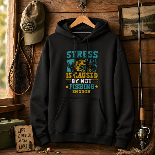 Veste À Capuche fête des Pêcheurs Amusants de Soulagement du Stres
