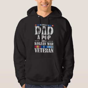 Veste À Capuche Fête des pères Je suis papa, flic et vete de guerr