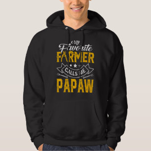 Veste À Capuche Fête des pères Mon Agriculteur Préféré M'Appelle P