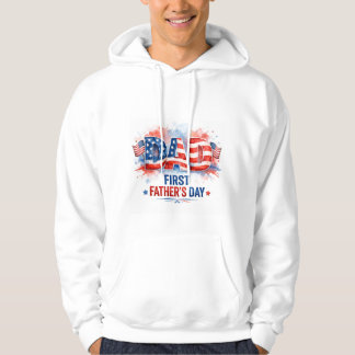 Veste À Capuche Fête des Pères patriotique