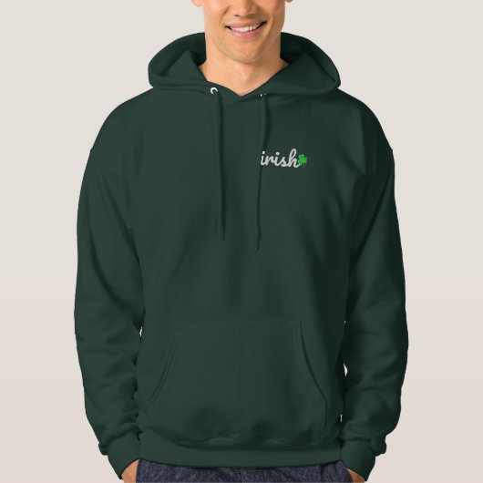 Veste À Capuche Fête irlandaise de la Saint Patrick (Devant)
