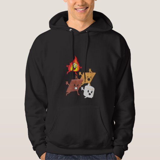 Veste À Capuche Feu de campagne de femmes Chasing Smores S'mores C (Devant)