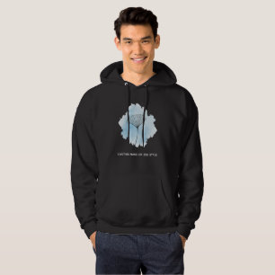 Veste À Capuche Feuille de Ginkgo Biloba à l'aquarelle élégante -