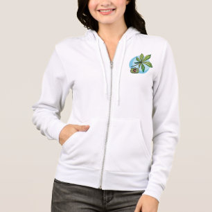 Veste À Capuche Feuille de marronnier et bogue