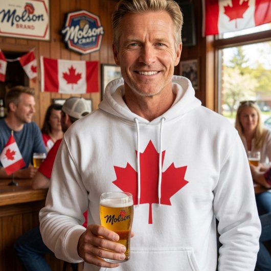 Veste À Capuche Feuille d'érable canadienne