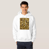 Veste À Capuche Feuille d'or (Devant entier)