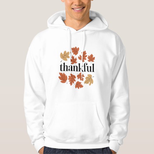 Veste À Capuche Feuilles d'automne (Devant)