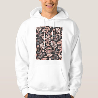 Veste À Capuche Feuilles d'automne élégantes : Pastel Géométrique