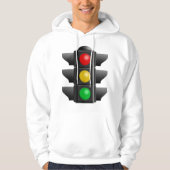 Veste À Capuche Feux de circulation Rouge Jaune Vert Signal (Devant)