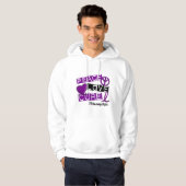 VESTE À CAPUCHE FIBROMYALGIE DE TRAITEMENT D'AMOUR DE PAIX (Devant entier)