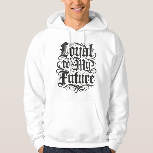 Veste À Capuche Fidèle à Mon Avenir  (Devant)