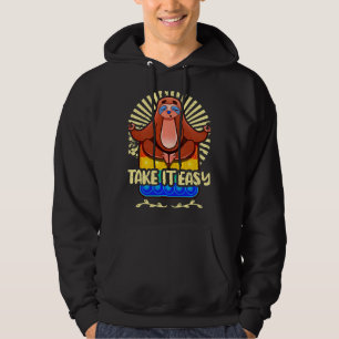 Veste À Capuche Fidget Toy Pop It Funny Sloth Yoga