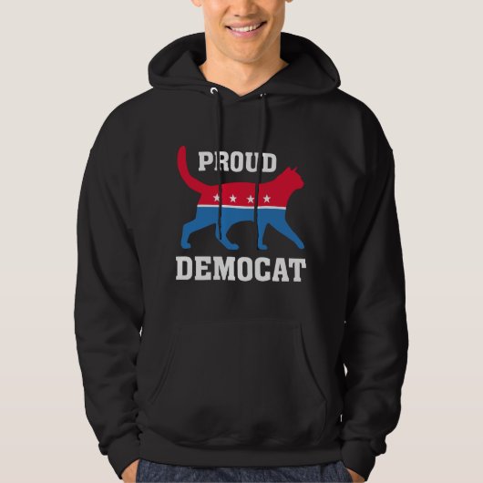 Veste À Capuche Fier Démocrate (Devant)