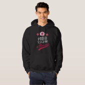 Veste À Capuche Fier d'être une infirmière (Devant entier)