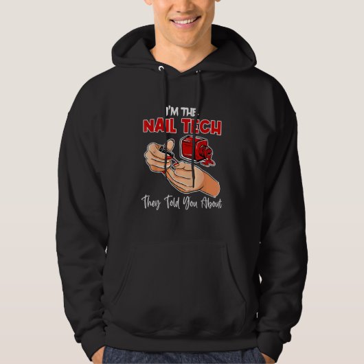 Veste À Capuche Fier Nails Tech Femmes Hommes (Devant)