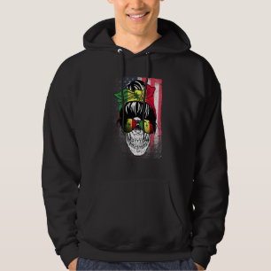 Veste À Capuche Fier sénégalais Sénégal drapeau américain cheveux