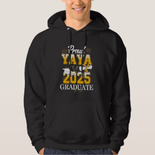 Veste À Capuche Fier Yaya d'une classe de 2025 Graduate Yaya Senio