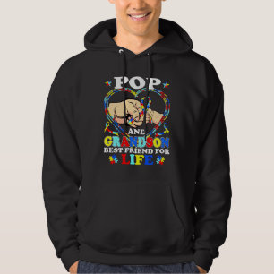 Veste À Capuche Fière Autisme Pop Famille Matching Amour Support