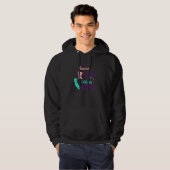 Veste À Capuche Fière conception de fille Juste une fille du Minne (Devant entier)