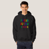 Veste À Capuche Fière maman de l'autisme (Devant entier)