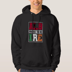 Veste À Capuche Fiers mélange albanais irlandais Albanie et Irland