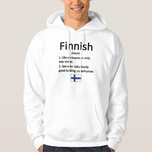Veste À Capuche Fiers racines finlandaises Finlande Drapeau Patrim (Devant)