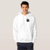 Veste À Capuche Fierté de l'ours gay Patte d'ours (Devant entier)