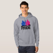 Veste À Capuche Fierté ensemble bisexuelle (Devant entier)
