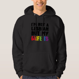Veste À Capuche Fierté LGBT Trans Je ne suis pas une lesbienne mai