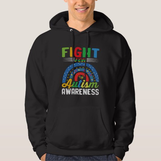 Veste À Capuche Fight For Autism Awareness Kindness Be Different Q (Devant)