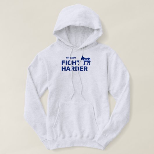 Veste À Capuche Fight Harder™ Hoodie (Customize It!) (Design devant)