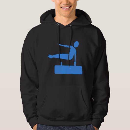 Veste À Capuche Figure de voûte - Bleu bébé (Devant)