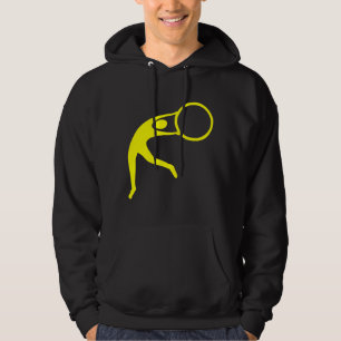 Veste À Capuche Figure rythmique gymnastique - Jaune