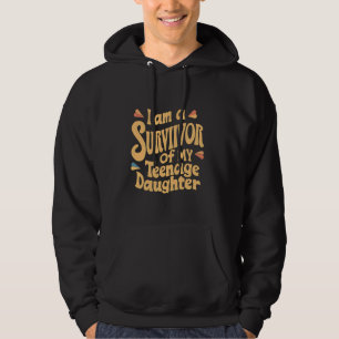 Veste À Capuche Fille adolescente Survivor Funny Papa Plaisanterie