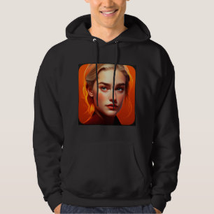 Veste À Capuche Fille aux yeux bleus