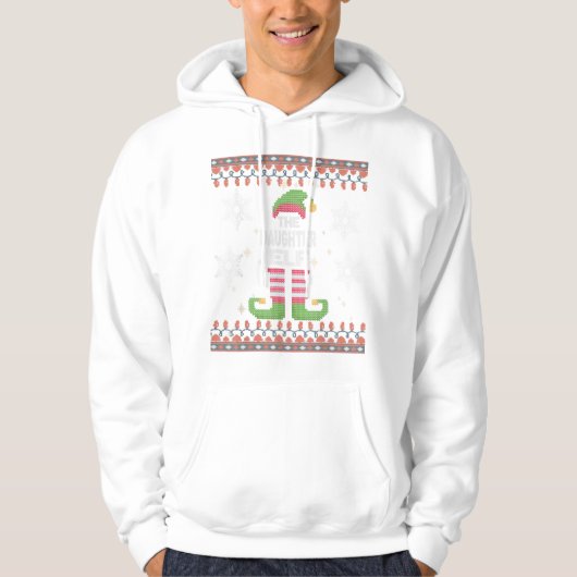 Veste À Capuche Fille Elf Vilain Noël (Devant)