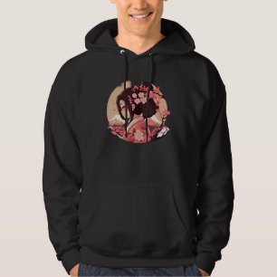Veste À Capuche Fille geisha japonaise fleurs de cerisier en fleur