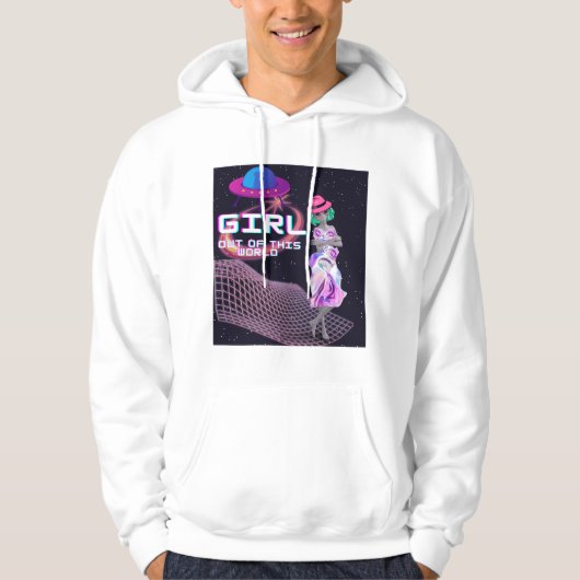 Veste À Capuche Fille hors de ce monde (Devant)