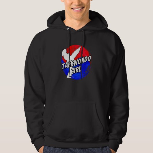 Veste À Capuche Fille Taekwondo (Devant)