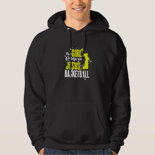 Veste À Capuche Filles Basket Cette Fille Coule Sur Jésus Et Le Ba