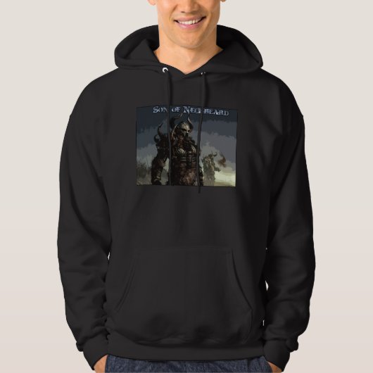 Veste À Capuche Fils de chemise de Neckbeard/Viking (Devant)