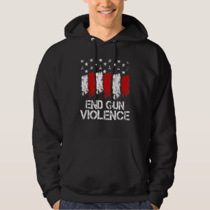 Veste À Capuche Fin de la violence sur les armes à feu Américain D