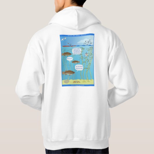 Veste À Capuche Fissures dans le monde - Comment va l'eau ? - (Dos)