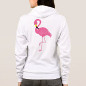Veste À Capuche Flamant rose rose chaud (Dos)
